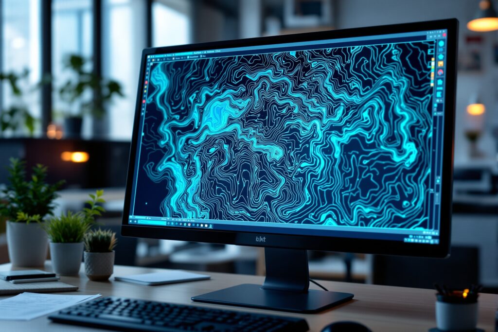 Mapa topográfico digital